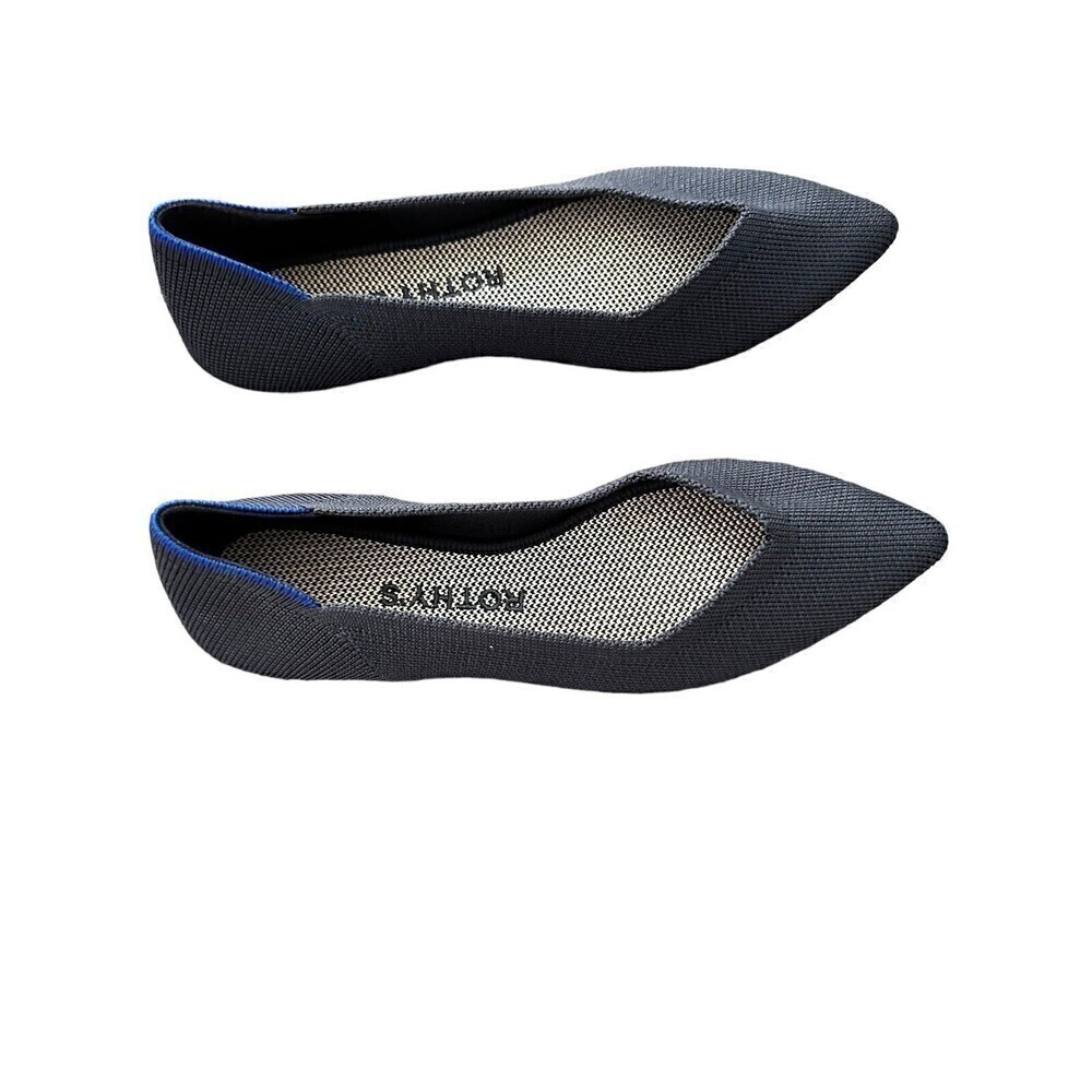 Rothy’s  Gray  Ballet Flat Point Toe Women's The Point Size 5
